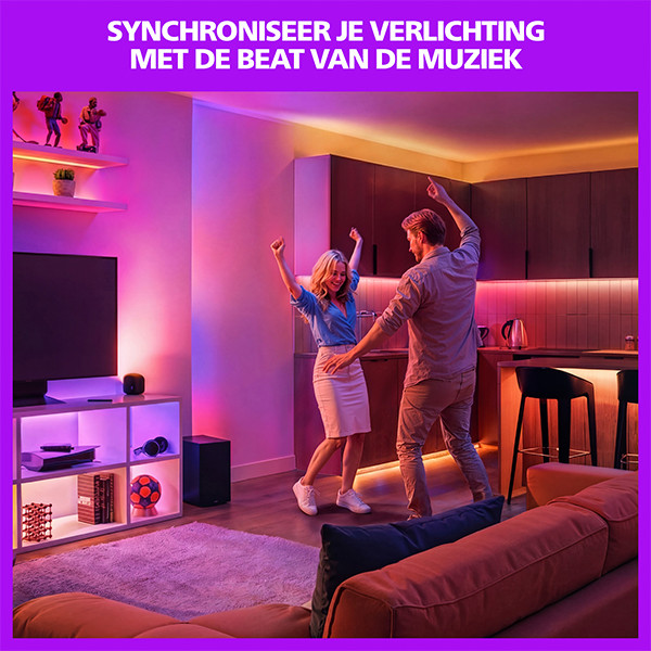 Philips Smart LED Fairy Light Lichtsnoer | 20 meter | RGBIC |  WiFi | IP44 | 15W | Zwart LPH05117 - 8