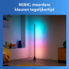 Philips Smart LED Gradient Floor Lamp vloerlamp | 140 cm | RGB + 2200-6500K | Zwart | WiFi | 10W LPH05106 - 5