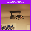 Philips Smart LED Opbouwspot GU10 | 2 spots | RGB + 2200-6500K | Dimbaar | WiFi | 2 x 5W | Zwart LPH05124 - 3