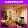 Philips Smart LED Opbouwspot GU10 | 3 spots | RGB + 2200-6500K | Dimbaar | WiFi | 3 x 5W | Zwart LPH05125 - 4