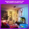 Philips Smart LED Opbouwspot GU10 | 3 spots | RGB + 2200-6500K | Dimbaar | WiFi | 3 x 5W | Zwart LPH05125 - 5