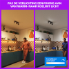 Philips Smart LED Opbouwspot GU10 | 3 spots | RGB + 2200-6500K | Dimbaar | WiFi | 3 x 5W | Zwart LPH05125 - 6