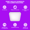 Philips Smart LED Plafondlamp | Vierkant | 37.5 cm | RGB | Dimbaar | WiFi | 24W | Wit LPH05135 - 2