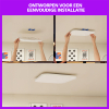 Philips Smart LED Plafondlamp | Vierkant | 37.5 cm | RGB | Dimbaar | WiFi | 24W | Wit LPH05135 - 8