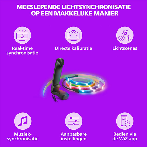 Philips Smart LED Screen Sync starterkit | Geschikt voor 40-50 inch TV's | WiFi | 15W | Zwart LPH05130 - 2