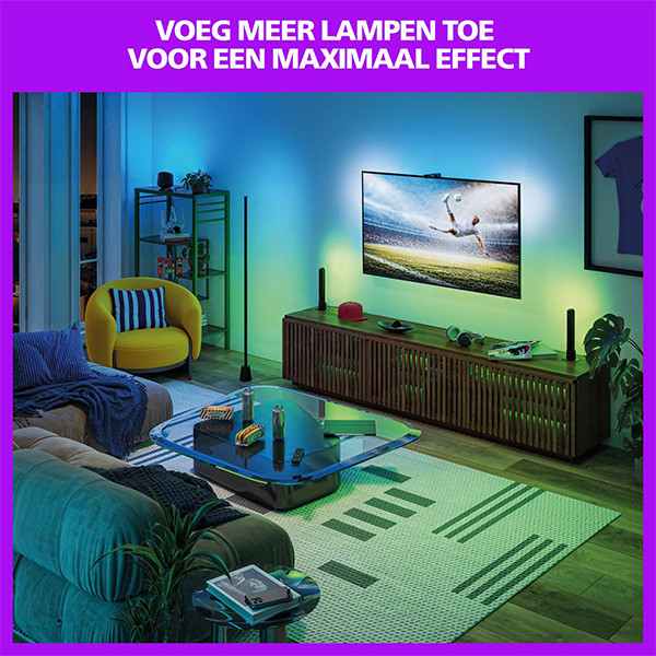 Philips Smart LED Screen Sync starterkit | Geschikt voor 75-85 inch TV's | WiFi | 24W | Zwart LPH05132 - 6