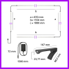 Philips Smart LED Screen Sync starterkit | Geschikt voor 75-85 inch TV's | WiFi | 24W | Zwart LPH05132 - 8