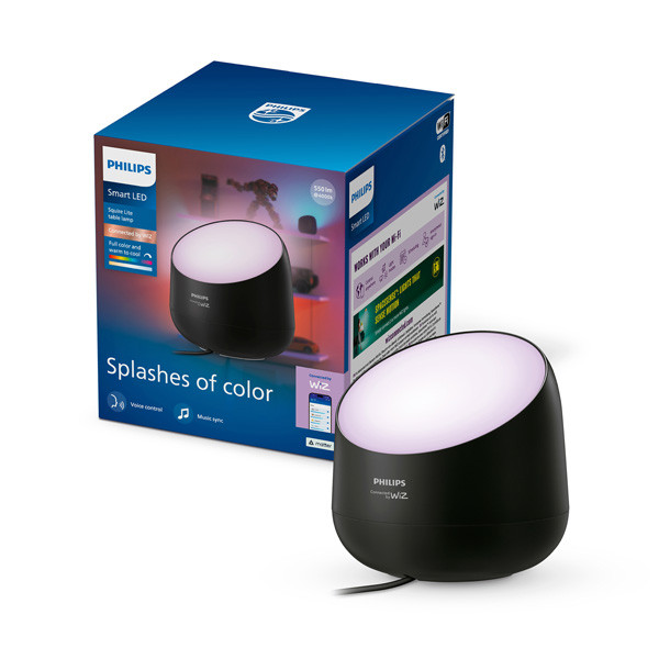 Philips Smart LED Squire Lite tafellamp | RGB + 2200-6500K | Zwart | WiFi | 9W LPH05107 - 1