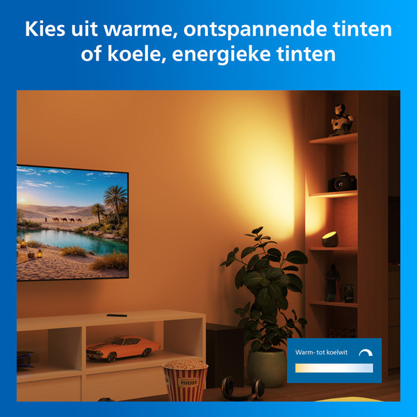 Philips Smart LED Squire Lite tafellamp | RGB + 2200-6500K | Zwart | WiFi | 9W LPH05107 - 4