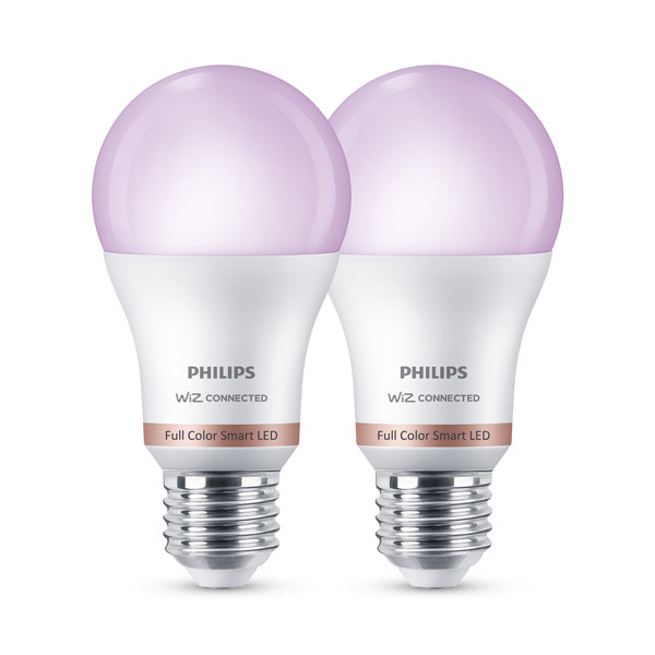 Philips Smart LED lamp E27 | Peer A60 | RGB + 2200-6500K | WiFi | 13W (100W) | 2 stuks LPH05084 - 1