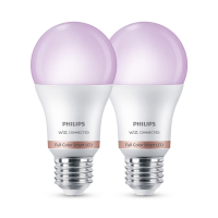 Philips Smart LED lamp E27 | Peer A60 | RGB + 2200-6500K | WiFi | 13W (100W) | 2 stuks LPH05084