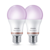 Philips Smart LED lamp E27 | Peer A60 | RGB + 2200-6500K | WiFi | 13W (100W) | 2 stuks LPH05084 - 1