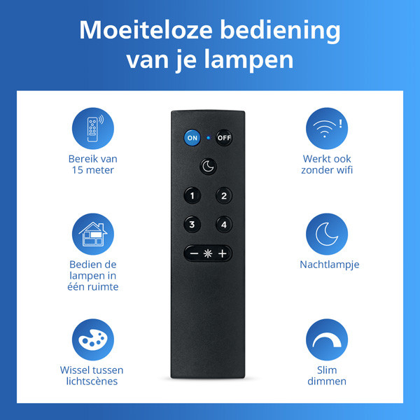 Philips Smart LED lamp E27 starterkit | 2x Peer A60 | Mat | RGB + 2200-6500K | WiFi | 9W LPH05085 - 6