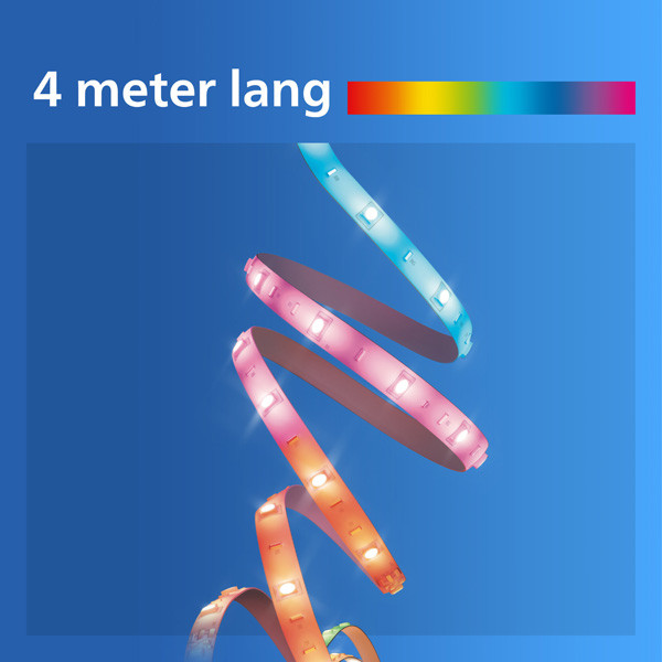 Philips Smart LED led strip | 4 meter | RGB + 2200-6500K | WiFi | 12W LPH05100 - 8