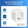 Philips Smart LED plug | inclusief energiemeter | Max. 2300W | WiFi | Wit (NL) | 2 stuks LPH05089 - 2