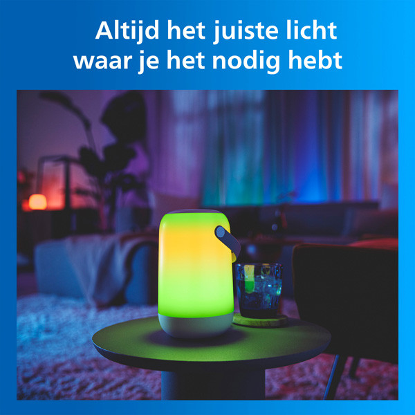 Philips Smart LED tafellamp | RGB + 2200-6500K | Met muziekfunctie | Wit | WiFi | 14W LPH05093 - 3