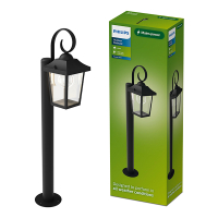 Philips Sokkellamp E27 75 cm | Buzzard | IP44 | 5W | Zwart LPH04626