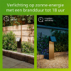 Philips Solar Lantaarn | Tavenlor | Bewegingssensor | 2700K | IP44 | 3.6W | Zwart LPH05143 - 5