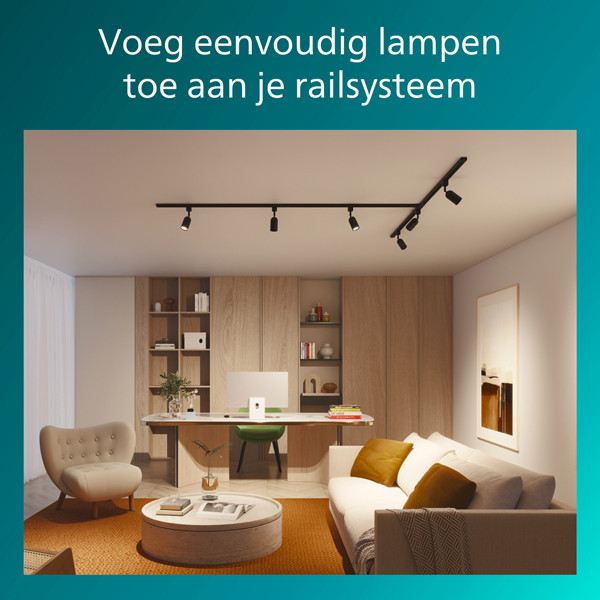 Philips T-connector | EasyLink | Zwart LPH04527 - 2