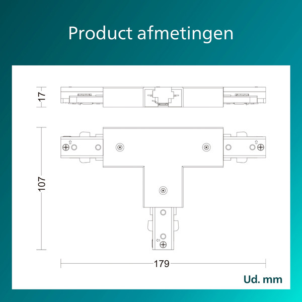 Philips T-connector | EasyLink | Zwart LPH04527 - 4