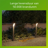 Philips Tuinpaal | Splay | 2700K | IP44 | 4.3W | Antraciet LPH04639 - 4