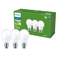 Philips UltraEfficient LED lamp E27 | Peer A60 | Mat | 2700K | 7.3W (100W) | 3 stuks LPH04975