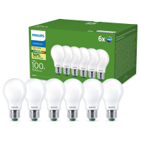 Philips UltraEfficient LED lamp E27 | Peer A60 | Mat | 2700K | 7.3W (100W) | 6 stuks LPH04976