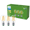 Philips Ultra Efficient LED lamp E27 | Peer A60 | Helder | 2700K | 7.3W (100W) | 3 stuks LPH04977 - 1