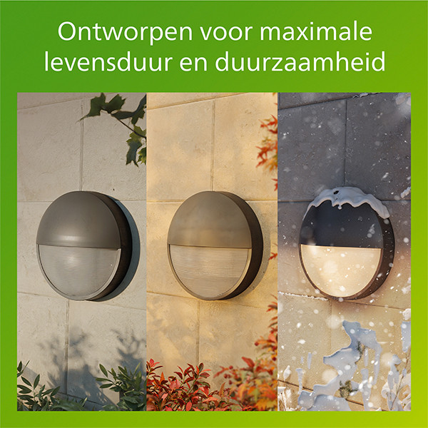 Philips Wandlamp | Capricorn | 2700K | IP44 | 4.3W | Antraciet LPH04638 - 5