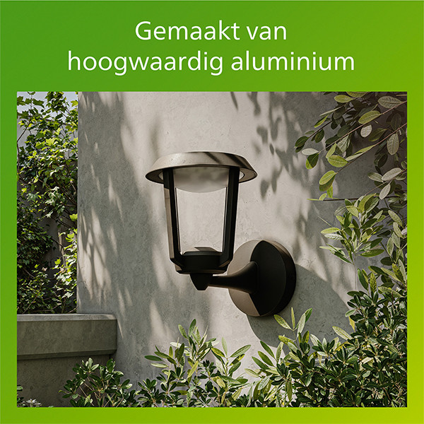 Philips Wandlamp | Nuvy | 2700K | IP44 | 4.3W | Antraciet LPH04618 - 5