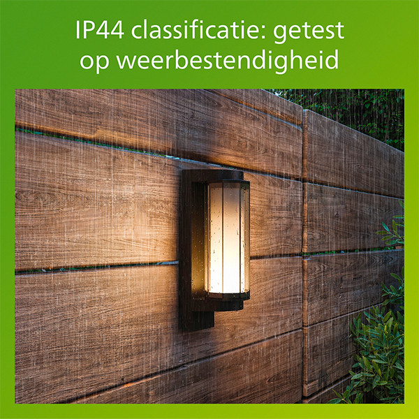 Philips Wandlamp | Ultra Efficient | Avendale | 2700K | IP44 | 4.3W | Zwart LPH05139 - 6