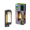 Philips Wandlamp | Ultra Efficient | Avendale | Bewegingssensor | 2700K | IP44 | 4.3W | Zwart LPH05147 - 1