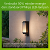 Philips Wandlamp | Ultra Efficient | Avendale | Bewegingssensor | 2700K | IP44 | 4.3W | Zwart LPH05147 - 3