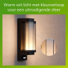 Philips Wandlamp | Ultra Efficient | Avendale | Bewegingssensor | 2700K | IP44 | 4.3W | Zwart LPH05147 - 8