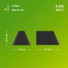 Philips Wandlamp | Ultra Efficient | Voltan | 2700K | IP44 | 4.3W | Zwart LPH05149 - 8