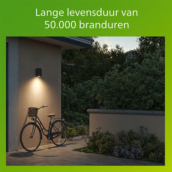 Philips Wandlamp | Ultra Efficient | Voro | 2700K | IP44 | 4.3W | Antraciet LPH05148 - 4