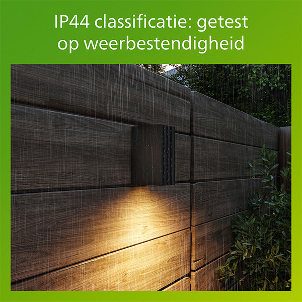 Philips Wandlamp | Ultra Efficient | Voro | 2700K | IP44 | 4.3W | Antraciet LPH05148 - 6