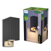 Philips Wandlamp | Ultra Efficient | Voro | Bewegingssensor | 2700K | IP44 | 4.3W | Antraciet LPH05141 - 1