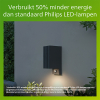 Philips Wandlamp | Ultra Efficient | Voro | Bewegingssensor | 2700K | IP44 | 4.3W | Antraciet LPH05141 - 3