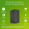 Philips Wandlamp | Up & Down | Ultra Efficient | Voro | 2700K | IP44 | 4.3W | Antraciet LPH05145 - 2