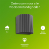 Philips Wandlamp | Zyra | 2700K | IP44 | 4.3W | Antraciet LPH04617 - 2
