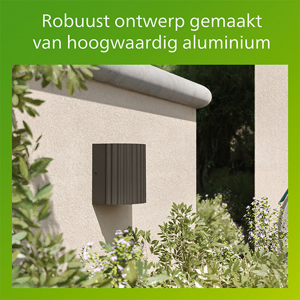 Philips Wandlamp | Zyra | 2700K | IP44 | 4.3W | Antraciet LPH04617 - 5