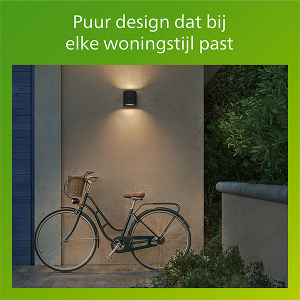 Philips Wandlamp | Zyra | 2700K | IP44 | 4.3W | Antraciet LPH04617 - 6