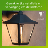 Philips Wandlamp E27 | Juli | IP44 | 5W | Zwart LPH04623 - 4