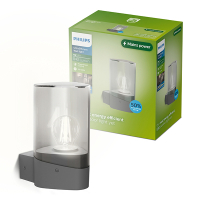 Philips Wandlamp E27 | Nayl | 2700K | IP44 | 4W | Antraciet LPH04619