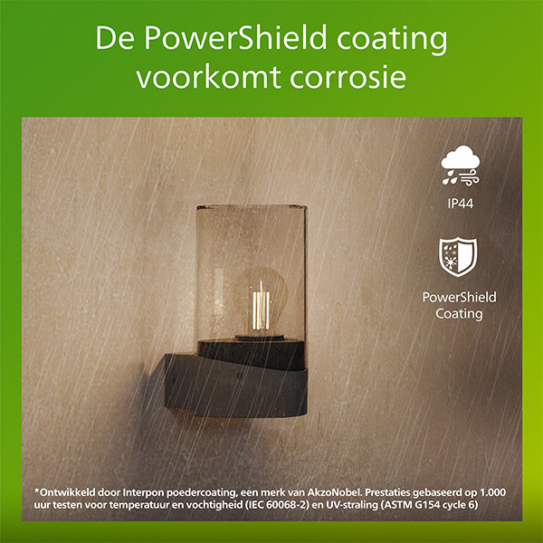 Philips Wandlamp E27 | Nayl | 2700K | IP44 | 4W | Antraciet LPH04619 - 3