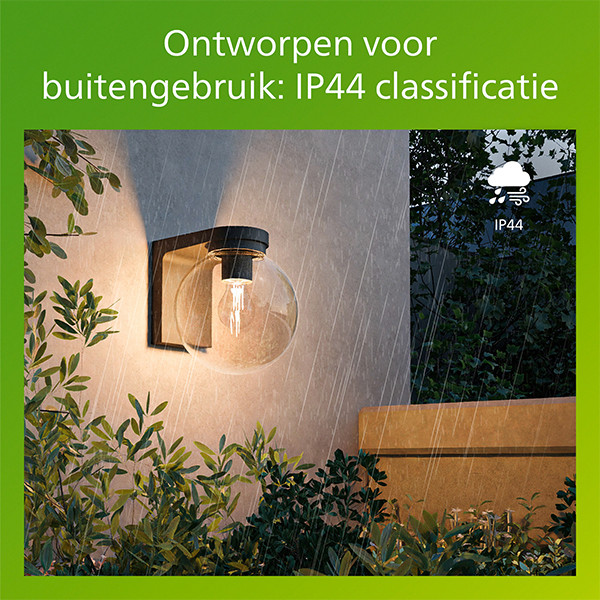 Philips Wandlamp E27 | Ulio | IP44 | 5W | Zwart LPH04625 - 3
