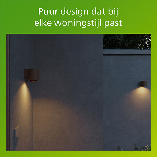 Philips Wandlamp GU10 | Fylx | IP44 | 5W | Bruin LPH04621 - 7