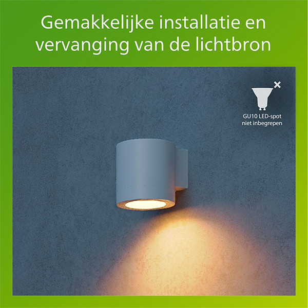 Philips Wandlamp GU10 | Fylx | IP44 | 5W | Wit LPH04622 - 4