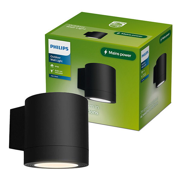 Philips Wandlamp GU10 | Fylx | IP44 | 5W | Zwart LPH04620 - 1